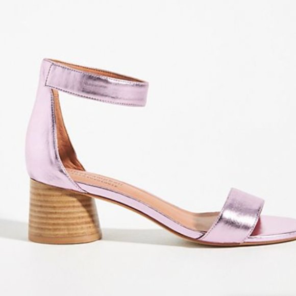 ⭐️ Jeffrey Campbell Issa Boho Peasant Romantic Classy Work Metallic Kitten Heels - Picture 3 of 4